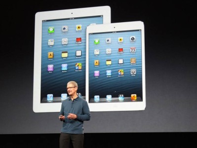 Tim Cook iPad 4 iPad mini conferinta