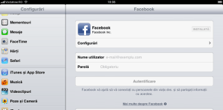 Cum sa adaugati un cont de Facebook sau Twitter in iOS 6 – Tutorial