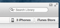 iTunes Store buton