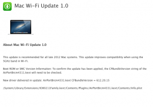 Mac Wi-Fi Update 1.0