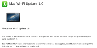 Apple lanseaza Mac Wi-Fi Update 1.0