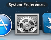 System Preferences App preferinte sistem