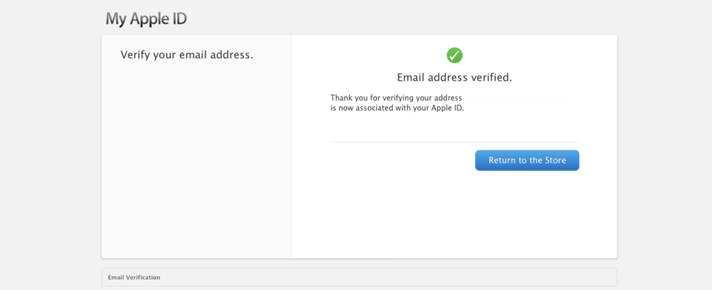 Creare ID Apple reusita mail validat