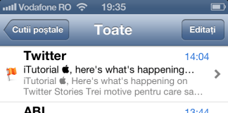 Cum sa marcati un email cu fanion pe iPhone si iPad – Tutorial