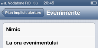 Cum sa administrati alertele din calendar de pe iPhone si iPad – Tutorial