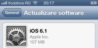 Apple a lansat iOS 6.1