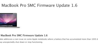 Apple a lansat MacBook SMC firmware update
