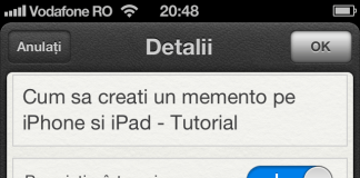Cum sa creati un memento pe iPhone si iPad – Tutorial