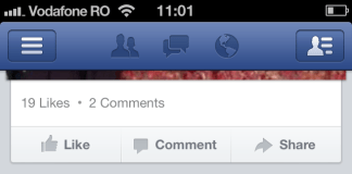 Facebook pentru iOS – update este disponibil in App Store