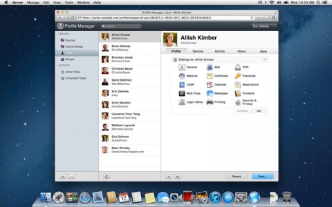 OS X Server Profile Manager Apple