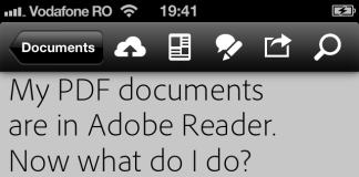 Adobe Reader pentru iOS – update este disponibil in App Store
