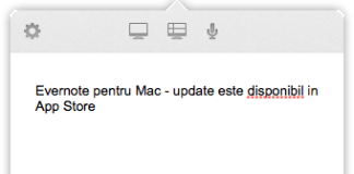 Evernote pentru Mac – update este disponibil in App Store
