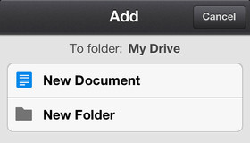 Google Drive 1.3.0 pentru iPhone si iPad – update este disponibil in App Store