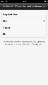 Descarcari automate pentru podcast