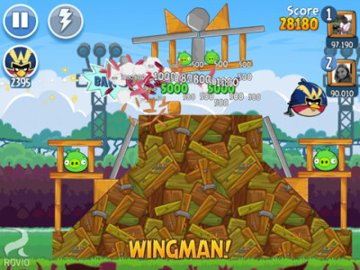 Gameplay Angry Birds Friends