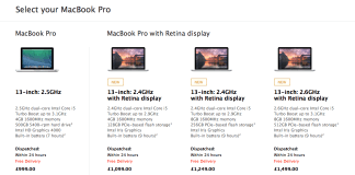 MacBook Pro non-Retina cu ecran de 15 inch a fost scos din vanzare de Apple, modelul de 13 inch este inca pastrat in oferta companiei