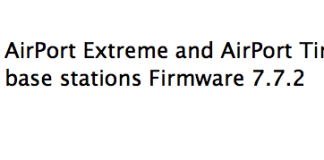 Apple lanseaza o actualizare a firmware-ului pentru AirPort Extreme si Time Capsule