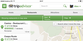 TripAdvisor 8.1 pentru iPhone si iPad update este disponibil in App Store