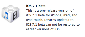 iOS 7.1 beta 1 – iata ce noutati aduce noua versiune a iOS (Articol actualizat)