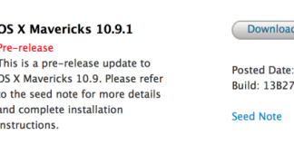Apple lanseaza prima versiune beta a OS X Mavericks 10.9.1