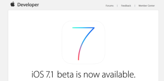 Apple lanseaza iOS 7.1 beta 1 pentru toti dezvoltatorii de aplicatii
