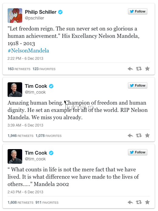 Twitter Tim Cook mesaje