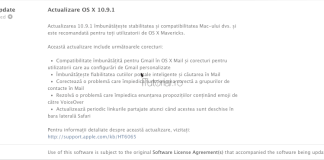 Apple a lansat OS X 10.9.1 Mavericks impreuna cu doua noi versiuni ale Safari pentru toti posesorii de Mac
