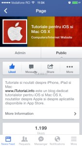 Pagina iTutorial.ro Facebook