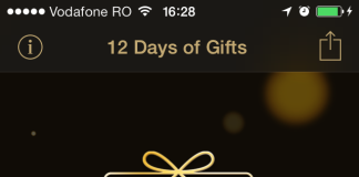 Apple lanseaza aplicatia 12 Days of Gifts prin intermediul careia ofera 12 cadouri din magazinele sale virtuale