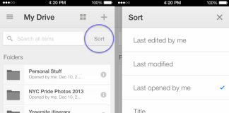 Google Drive 2.2.0 pentru iPhone si iPad – actualizare este disponibila in App Store