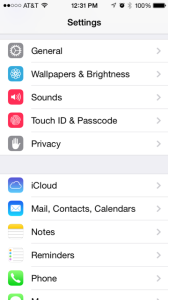 Settings iOS 7.1 b2