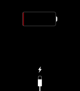 iOS 7 iPhone baterie incarcare