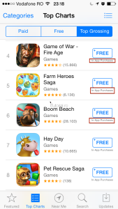 App Store ios 7.1.1 in app cumparaturi