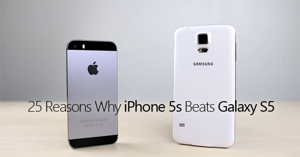 iphone 5s vs galaxy s5