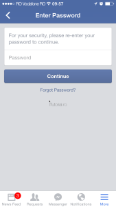 facebook dezactivare cont