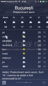 Vremea iOS 8 #itutorialro (1)