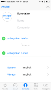 contact editare