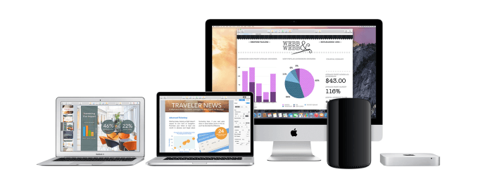 apple mac luneup os x business