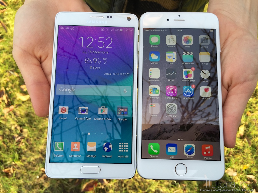 iphone 6 plus vs Samsung Note 4 #itutorial.ro (15)