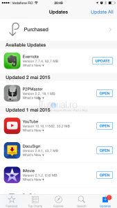 app store updates