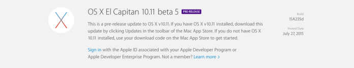 os x 10.11 el capitan