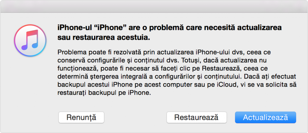 iphone recuperare itunes