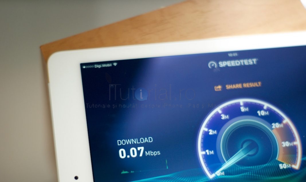 imbunatatire viteza internet iphone