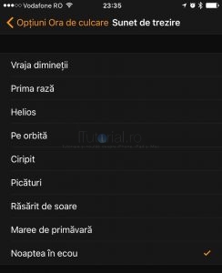 ora de culcare sunete