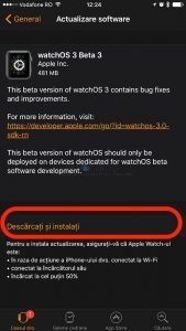 watchos3 descarca instaleaza