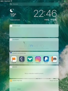 widget ipad ios10