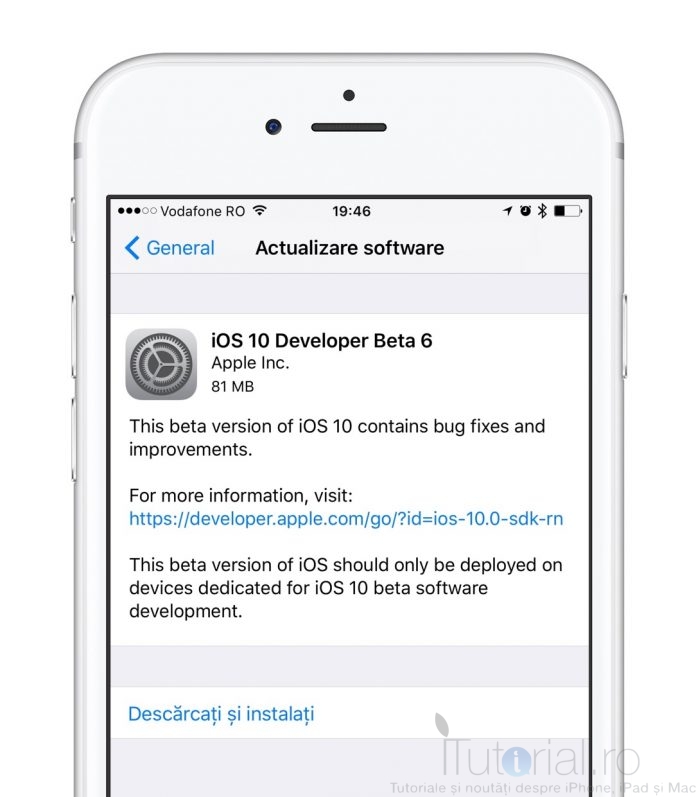 ios 10 beta 6