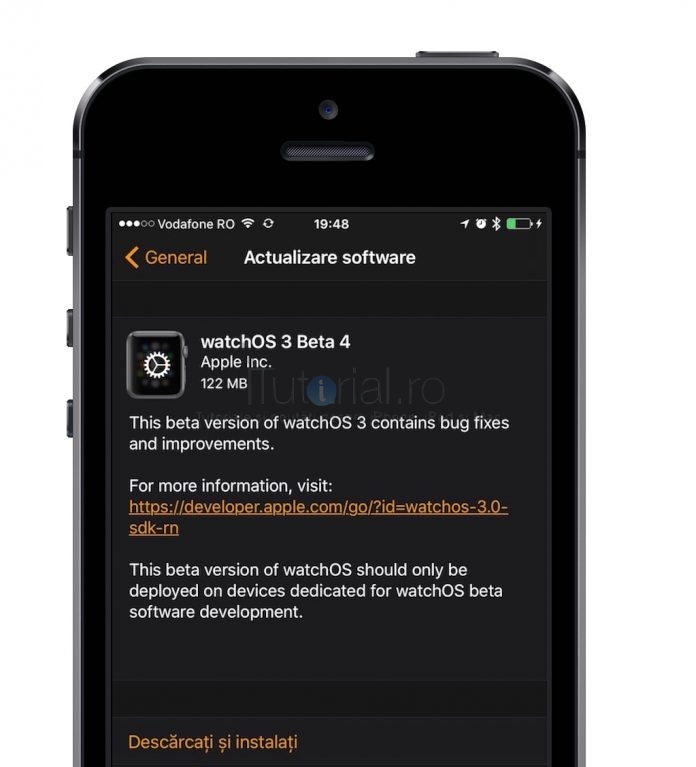watchOS 3 beta 4