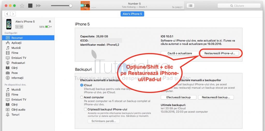 restaurare-ipsw-itunes-optiuneshift