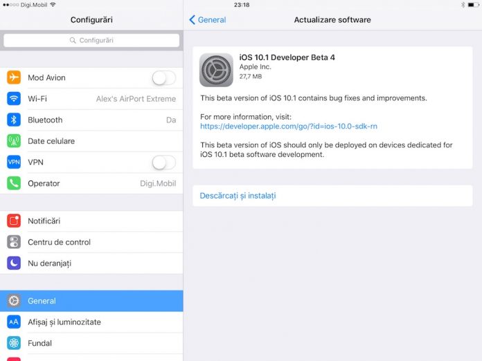 ios 10 beta 4